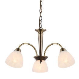 Φωτιστικό Οροφής Elegant & Primary DLX7393BR Bronze Μέταλλο,Γυαλί