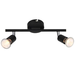 Φωτιστικό Spot Luminairies MC634BK2 Black Μέταλλο