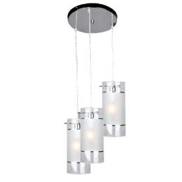 Φωτιστικό Οροφής Style FW50673 Clear Μέταλλο,Γυαλί