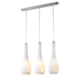 Φωτιστικό Οροφής Style DLA5203 White Μέταλλο,Γυαλί