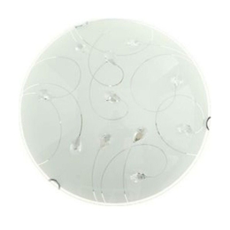 Φωτιστικό Οροφής Wall & Ceiling Luminairies AD998052 Clear Μέταλλο,Γυαλί