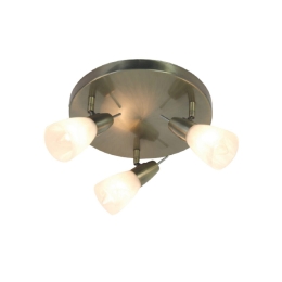 Φωτιστικό Spot Luminairies MC542GAB3R Bronze Μέταλλο,Γυαλί