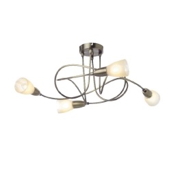 Φωτιστικό Spot Luminairies MC542GAB4 Bronze Μέταλλο,Γυαλί