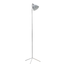 Φωτιστικό Δαπέδου Table & Floor Luminairies TNK75093CR1F Silver Μέταλλο