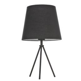 Φωτιστικό Επιτραπέζιο Table & Floor Luminairies TNK75090BK1T Black Μέταλλο,Ύφασμα