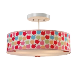 Φωτιστικό Bambini Luminaires MD130243 Pink Μέταλλο,Ύφασμα
