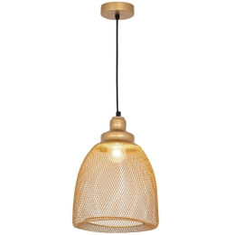 Φωτιστικό Οροφής 20361 1xE27 Max 40W Φ25cm Gold Μέταλλο