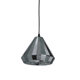 Φωτιστικό 1552-1 Chrome Γυαλί