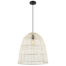 Φωτιστικό Οροφής Μονόφωτο 20230 1xE27 Max 40W Rattan Natural Rattan