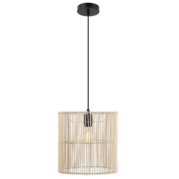 Φωτιστικό Οροφής Μονόφωτο 20234 1xE27 Max 40W Rattan Natural Rattan