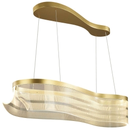 Φωτιστικό Οροφής Μονόφωτο 20160 Led 3000K 52W Gold Matt Αλουμίνιο,Ακρυλικό