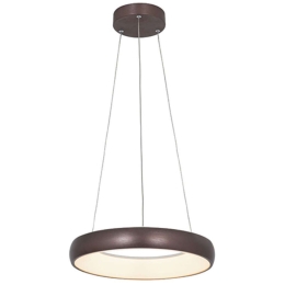 Φωτιστικό Οροφής 2047 Led 3000K 30W Φ40cm Brushed Coffee Αλουμίνιο,Ακρυλικό
