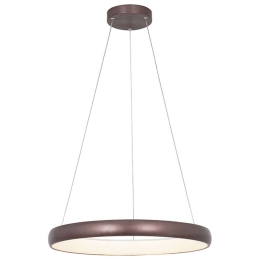 Φωτιστικό Οροφής 2055 Led 3000K 50W Φ60cm Brushed Coffee Αλουμίνιο,Ακρυλικό