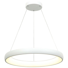 Φωτιστικό Οροφής 2061 Led 3000K 60W Φ80cm Sandy White Αλουμίνιο,Ακρυλικό