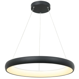 Φωτιστικό Οροφής 2060 Led 3000K 60W Φ80cm Sandy Black Αλουμίνιο,Ακρυλικό