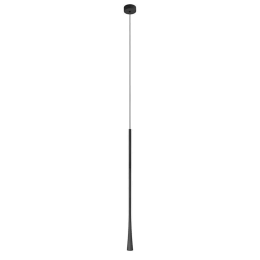 Φωτιστικό Οροφής 20142 Led 3000K 7W Φ3,2cm Η 60cm Black Matt Αλουμίνιο