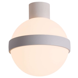 Φωτιστικό Οροφής - Πλαφονιέρα 20169 Led 3000K 5,6W Σφαίρα Φ13cm Οπάλ White Matt Μέταλλο,Ακρυλικό