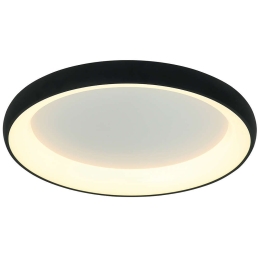 Φωτιστικό Οροφής - Πλαφονιέρα 2056 Led 3000K 60W Φ80cm Sandy Black Αλουμίνιο,Ακρυλικό