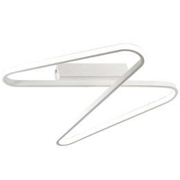 Φωτιστικό Οροφής - Πλαφονιέρα 2065 Led 3000K 38W Sandy White Αλουμίνιο,Ακρυλικό