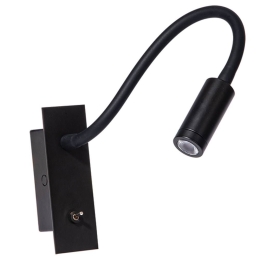 Φωτιστικό Τοίχου - Απλίκα Χωνευτή H69 Led 3000K 3W Black Μέταλλο,Αλουμίνιο