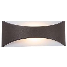 Φωτιστικό Τοίχου - Απλίκα E266 Led 3000K 12W Dark Brown