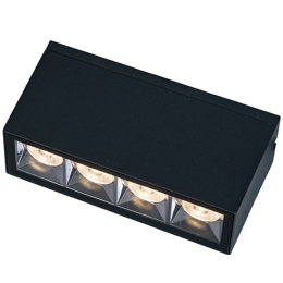 Φωτιστικό Τοίχου - Απλίκα E250-12D Led 3000K 4x2,5W 12° Dark Grey