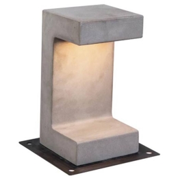 Φωτιστικό Δαπέδου E191 15x16x30cm Led 3000K 8W Natural Concrete