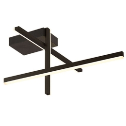 Φωτιστικό Οροφής - Πλαφονιέρα 22025 50x50x30cm Dim Led 2700Lm 25W 3000K Black