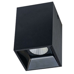 Φωτιστικό Οροφής - Σποτ S069 7,5x7,5x9,5cm Led 750Lm 10W 3000K Black