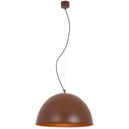 Φωτιστικό Οροφής 22197 Φ50x25cm 1xE27 40W Brown
