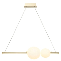 Φωτιστικό Οροφής - Ράγα 22108 62x15x210cm Dim Led 1300Lm 11W 3000K Gold-White