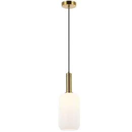 Φωτιστικό Οροφής 22070 Φ15x45cm 1xE27 40W Opal-Gold