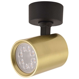 Φωτιστικό Οροφής - Σποτ S105 Φ6x11,8cm 1xGU10 35W Black-Brass