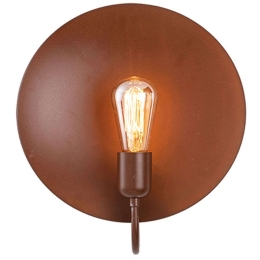 Φωτιστικό Τοίχου - Απλίκα 22194 Φ33x15cm 1xE27 40W Corten