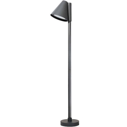 Φωτιστικό Δαπέδου Κήπου E283 10x10x60cm Led 600Lm 6W 3000K Graphite