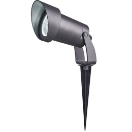 Φωτιστικό Δαπέδου Κήπου E310 Φ8,6x15,5cm 1xGU10 7W Black