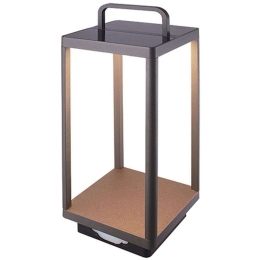 Φωτιστικό Επιτραπέζιο Ηλιακό E302 18x18x51cm Led 390Lm 3W 3000K Graphite