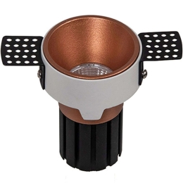 Σποτ Χωνευτό S096-C Φ8,2x13,5x10,2cm Led 675Lm 9W 3000K Copper Στρόγγυλο
