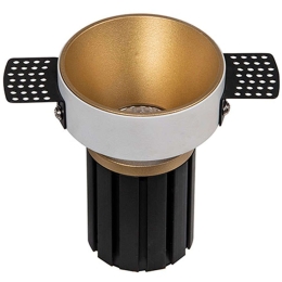 Σποτ Χωνευτό S096-G Φ8,2x13,5x10,2cm Led 675Lm 9W 3000K Gold Στρόγγυλο