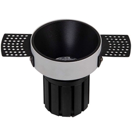 Σποτ Χωνευτό S095-B Φ6,2x10,9x7,4cm Led 450Lm 6W 3000K Black Στρόγγυλο