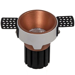 Σποτ Χωνευτό S095-C Φ6,2x10,9x7,4cm Led 450Lm 6W 3000K Copper Στρόγγυλο
