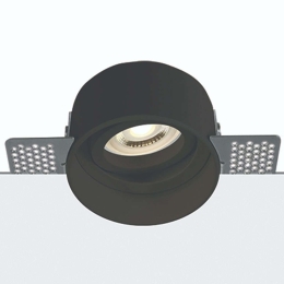 Σποτ Χωνευτό Z11105TR-B Φ12x11cm 1xGU10 50W Black Στρόγγυλο