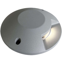 Φωτιστικό Δαπέδου Z69058A Φ20x4,2cm Led 300Lm 6W 3000K Grey