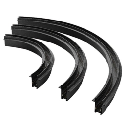 Μαγνητική Ράγα Trimless Curved 22091 62,8x5,5x5,6cm Black