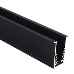 Μαγνητική Ράγα Χωνευτή 48V 2084B-2 200x3,9x5,6cm Black
