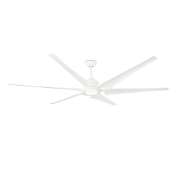 Ανεμιστήρας Οροφής Cies 33512A-1 Με Φως Led 17W 3000K Και Τηλεχειριστήριο D210cm White Faro Barcelona