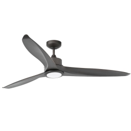 Ανεμιστήρας Οροφής Tonic 33552WP Smart Fan Με Φως Led 15W 3000K Και Τηλεχειριστήριο D152cm Dark Brown Faro Barcelona