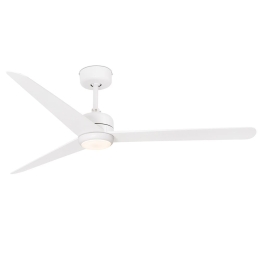 Ανεμιστήρας Οροφής Nuu 33722 Με Φως Led 15W 3000K Και Τηλεχειριστήριο D132cm White Faro Barcelona