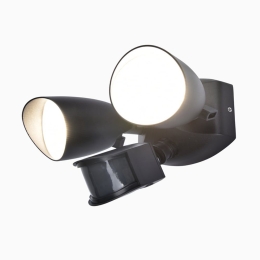 Φωτιστικό Τοίχου Shrimp 7622222012 IP54 Led 4000K Με Αισθητήρα Κίνησης 15,6x25,3x14,5 Matt Black Lutec