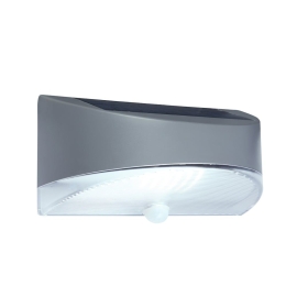 Φωτιστικό Τοίχου Ηλιακό Bread 6901501000 IP44 Led 4000K 11,4x12,4x22cm Silver Grey Lutec